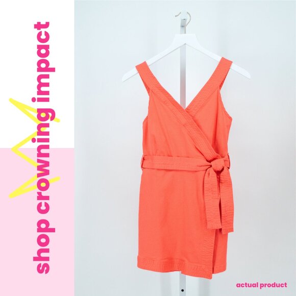 Coral Wrap Skirt Romper - Girl's 16 | Habitual Girl - Picture 2 of 5